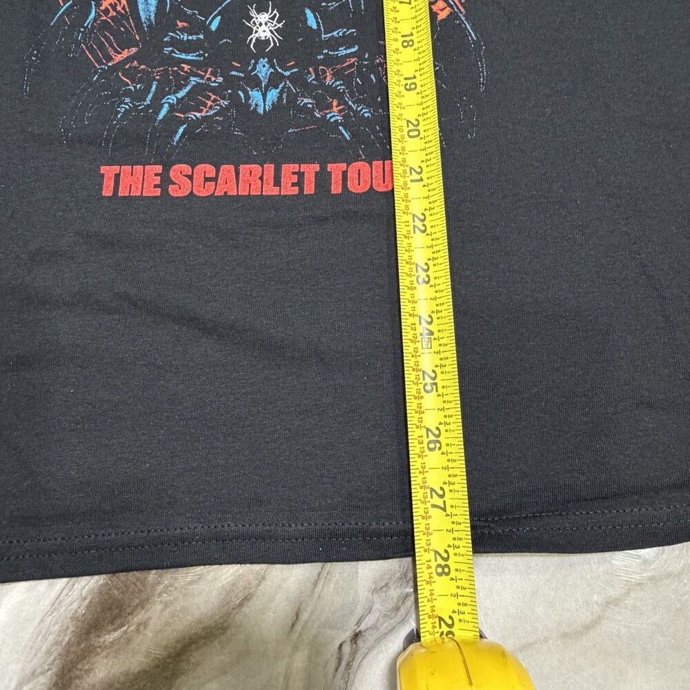 Official Doja Cat "The Scarlet Tour" Spider Graphic T-Shirt Size M - Picture 9 of 9